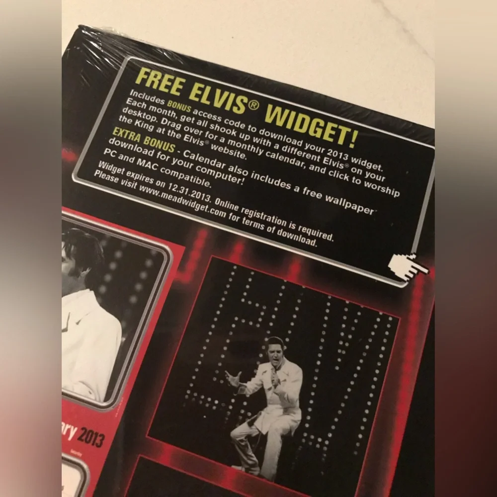 Vintage Elvis 2013 Calendar